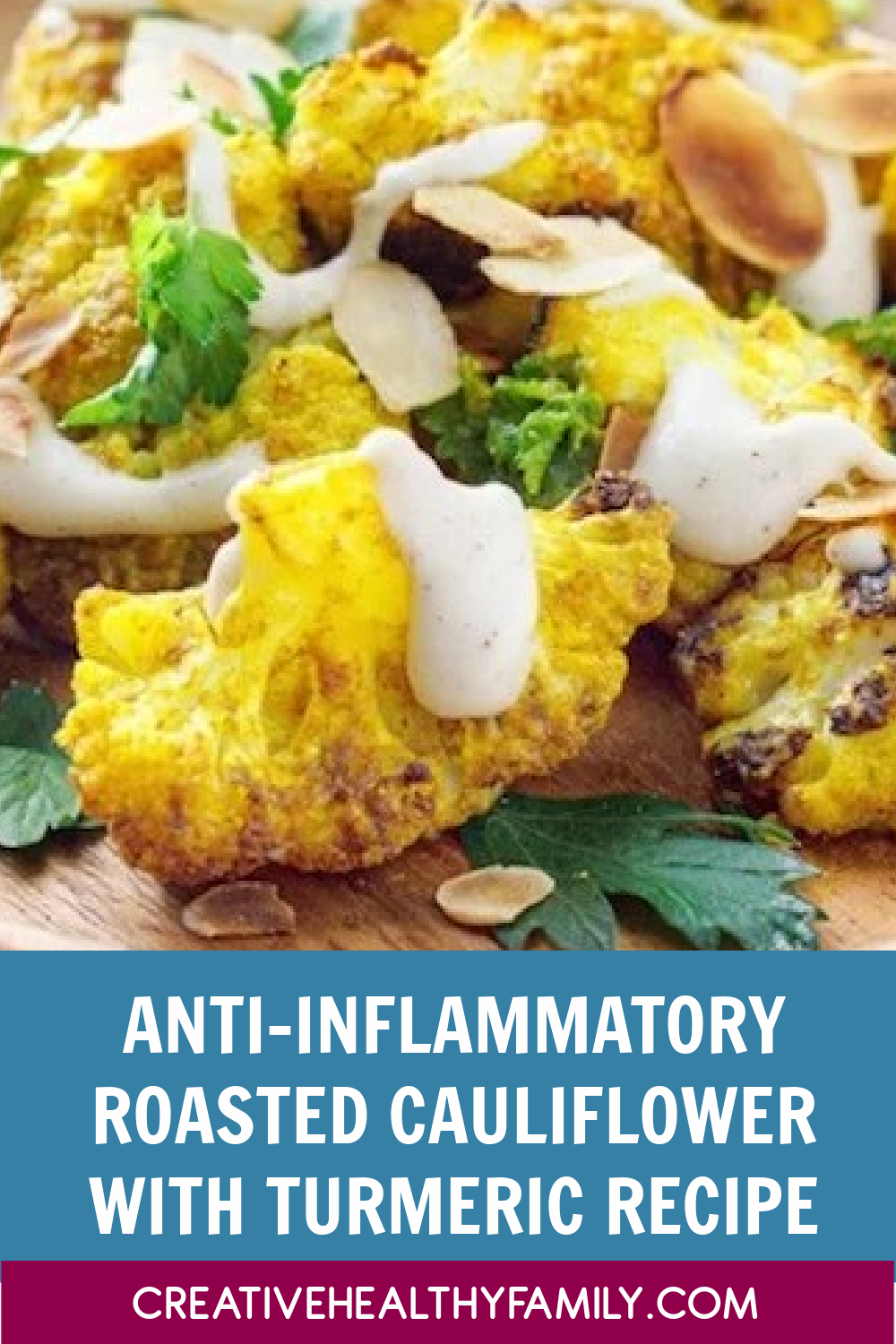 Anti-Inflammatory Roasted Cauliflower With Turmeric