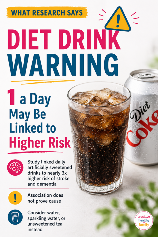 Drinking One Diet Drink A Day Can Triple Risk Of Dementia And Strokes