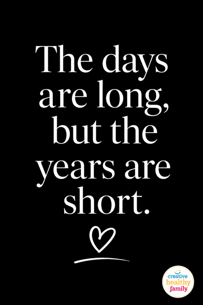 the days are long but years short growing up