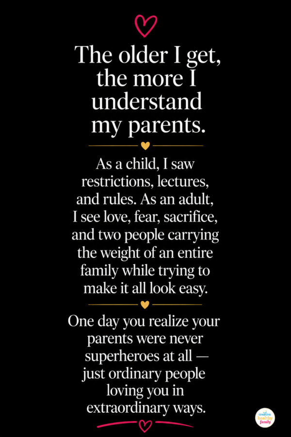 parents sacrifices you understand with this quote about growing up.