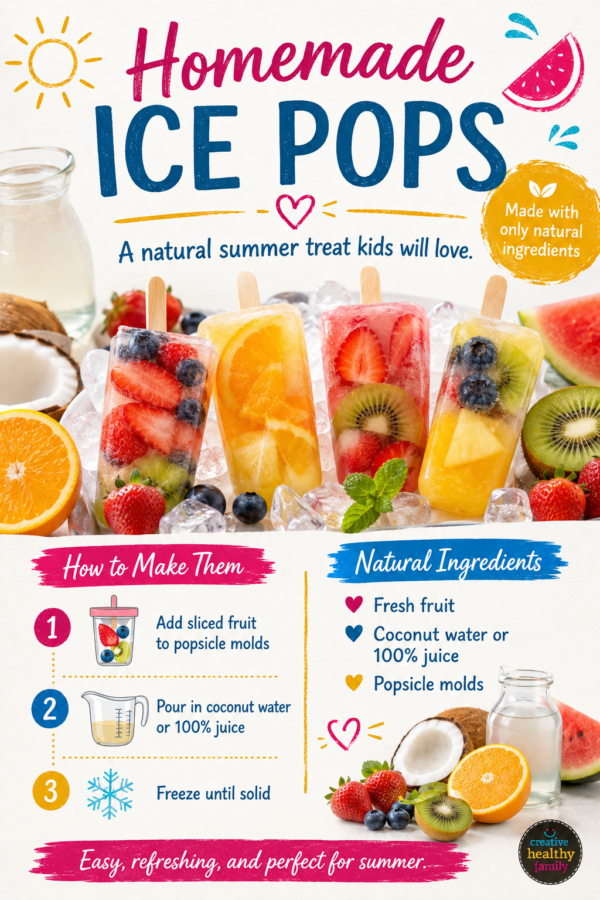 ice pop screen-free summer activity