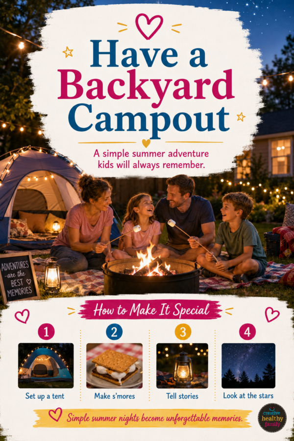Have a Backyard Campout image screen-free activity