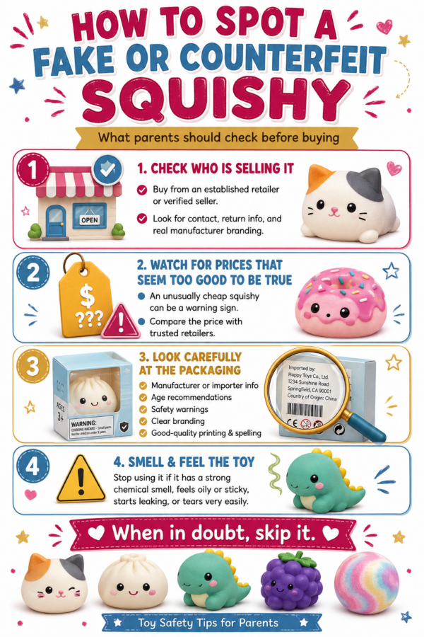 How to Spot a Fake or Counterfeit Squishy